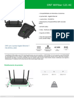 Ficha Técnica (Datasheet) - WiFiber 121 AC