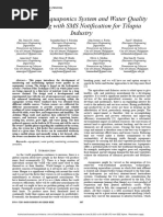 Automated Aquaponics System&Water Quality Monitoringwith SMSNotificationfor Tilapia Industry