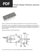 A Collection of Proper Design Practices Using The LM723 IC Regulator