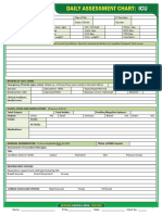 Daily Assessment Chart ICU