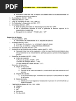 Apuntes Examen Final - Derecho Procesal Penal I