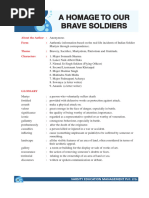 CBSE Class VII English Prose-8 A Homage To Our Brave Soldiers