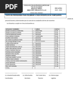 Cuota de Profes