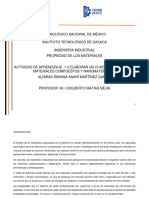 1.3 CUADRO SINOPTICO DE MATERIALES COMPUESTOS Y NANOMATERIALES Martinez Garcia Bibiana