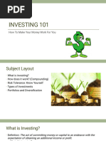 Investing 101: How To Make Your Money Work For You