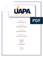 Tarea de La Semana 7 de Adiministraccion