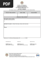 Activity Report Template SY 2023 2024