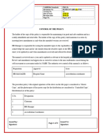 Documented Operational and Maintenance (Preventive and Breakdown) Plan For Clinical and Support Service Equipment Management