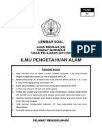 SOAL US - IPA - 2022 Paket 1