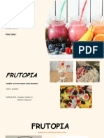 Avances Del Proyecto - Frutopia