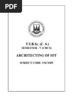 SEM 5 Architecturing of IoT