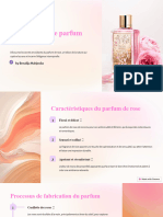 Presentation de Parfum Rose