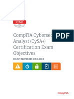 Comptia Cysa 002 Exam Objectives