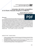 Factores de Exito Anova y Tabla Contingencia