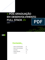 Ementa Pos Graduacao em Desenvolvimento Full Stack