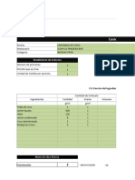 Planilla de Costos Bebidas