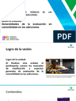 Sesión Asincronica 5 Generalidades de La Evaluación en Comorbilidad en Las Adicciones