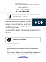 ADMINISTRACIÓN DE EMPRESAS - Unidad de Aprendizaje V