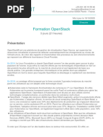 Annexe 1 Fiche Descriptive Formation Openstack