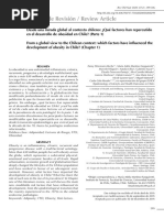 Factores Que Han Repercutido en Obesidad en Chile