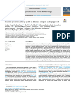 Seasonal Prediction of Crop Yields in Ethiopia Using An Analog Approach