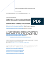 Relatório de Estágio Supervisionado de Clínica de Processo Penal