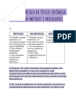 Metales, No Metales y Metaloides