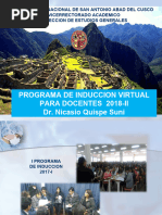 1 - Programa de Induccion Virtual Docentes 2018-II