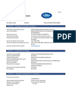 Hoja de Seguridad Abrillantador Piso Flotante: NCH 2245 Of. 2015 Versión 1 Fecha de Emisión Febrero/2020