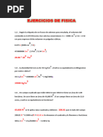 Ejercisios de Fisica