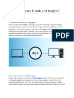 RDP Singapore Trends and Insights