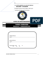 Tarea Dirigida - Riesgos y Emergencias