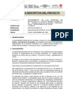 Memoria Descriptiva Del Proyecto Iei Csa