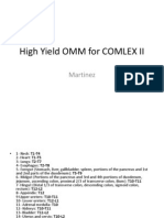 High Yield Omm For Comlex II