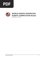 WKF Kumite Competition Rules 2024