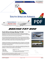 Boeing 737-800 - South African Airways 1 - 100