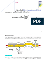 Attenuation Losses by MAMCE