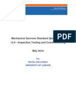 12.0 - Inspection Testing & Commissioning