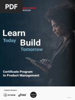 Certificate Program in Product Management