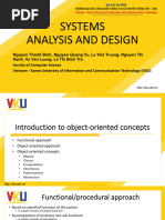 SAD - Ch1 - Introduction To Object-Oriented Concepts