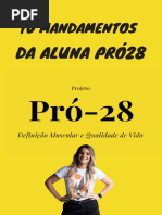 10 Mandamentos Da Aluna Pró28