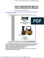 Bendi Landoll Forklift b30 b40 b45 Ac Part Operators Maintenance Manual