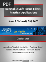 Injectable Soft Tissue Fillers: Practical Applications: Karol A Gutowski, MD, FACS