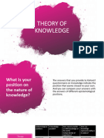 Theory of Knowledge