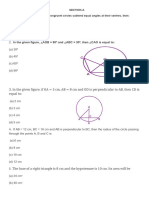 Class 9 Maths PE II Paper