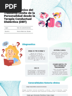 Abordaje Clínico Del Trastorno Límite de La Personalidad Desde La Terapia Conductual Dialéctica (DBT)