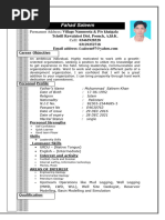 Fahad CV PDF