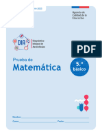 Prueba Matematica Cierre 2023 5 Ensayo