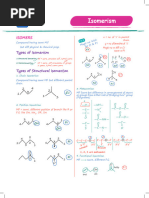 Isomerism - Handwritten Notes