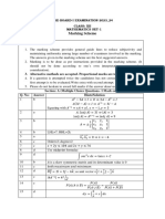 Mathematics MS Class XII SET-1